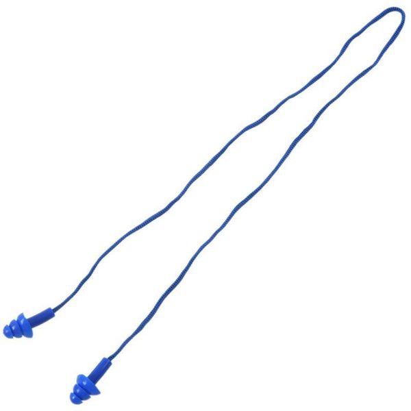 

nose clip blue stretchy string silicone swim ear plugs w storage case