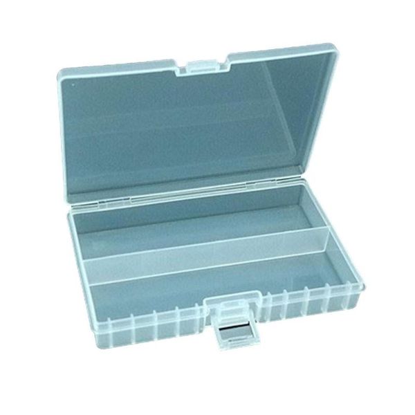 

tool organizers pl-5048 8 section 5 aa battery protection box portable practical storage transparent plastic