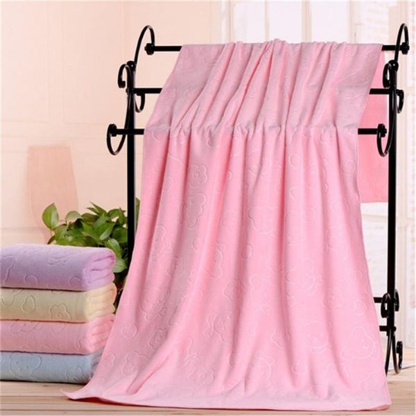 

towel 70x140cm microfiber quick-dry pure color printing bath towels soft dry kitchen clean absorbent