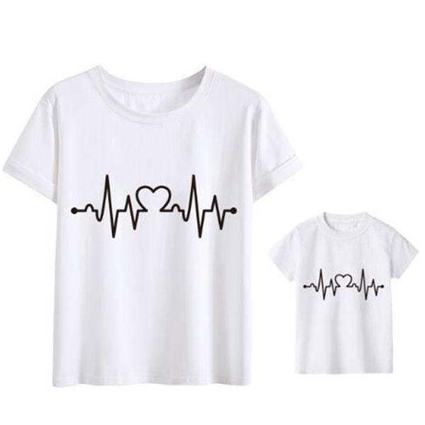 

mommy and me tshirt summer matching clothes mother daughter father son family outfits women mom girl boys t shirt 210417, Blue