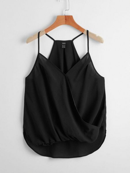 

wrap front cami z15q#, White