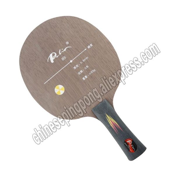 

table tennis raquets palio official b-5 pure wood balde loop and fast attack good in control racket sports pong game