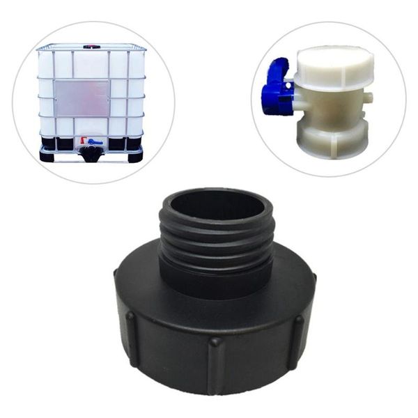 

adapter s100x8 to s60x6 ibc tank connector replacement garden watering pipe black equipments