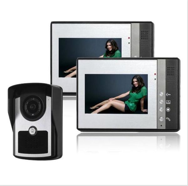 

7-inch 1v2 intercom night vision video door phone phones