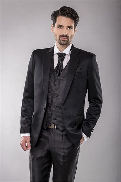 

men's suits & blazers arrival business groomsmen wedding dinner party tuxedo( jacket+pants+vest+tie), White;black