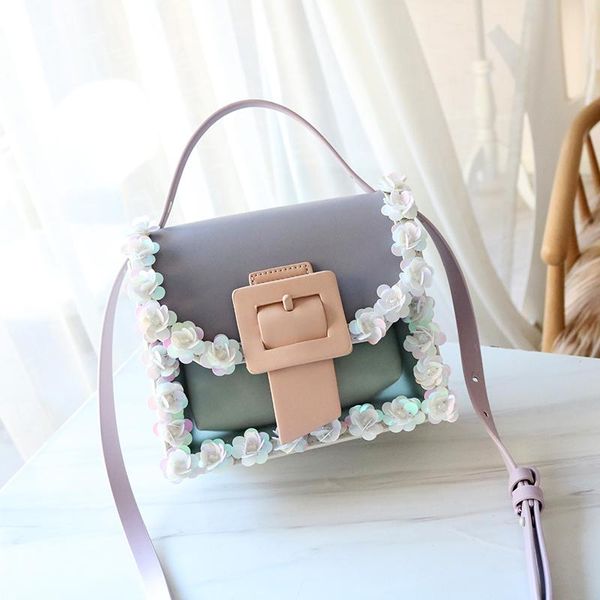 

bags 2021 summer fashion all-match shoulder messenger female bag jelly women purse and handbags sac a main