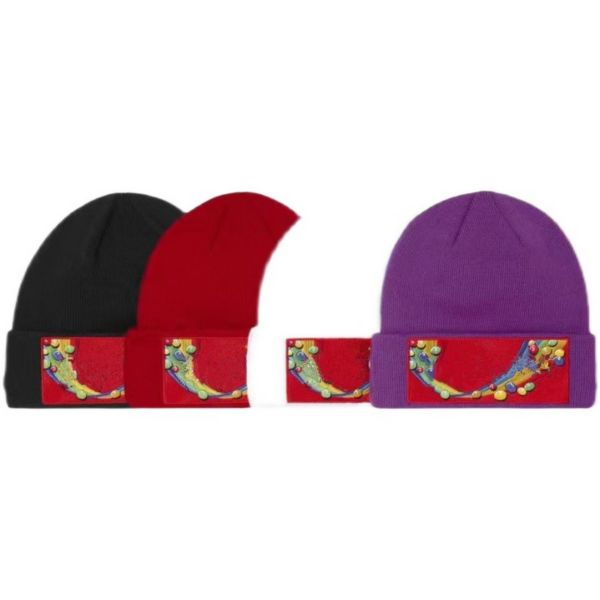 

21fw box logo rainbow sugar cold cap knitted hat cap street travel fishing casual autumn winter warm outdoor sport hip-hop hats, Blue;gray