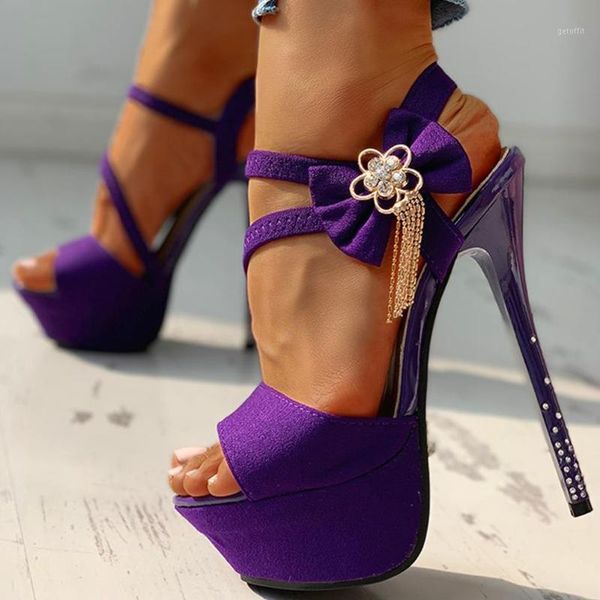 

doratasia 2021 wholesale fetish high heels sandals women chains platform party wedding shoes woman1, Black