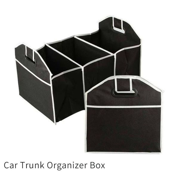 

car organizer folding trunk storage bag non-woven fabrics stowing tidying box container decorationsuv
