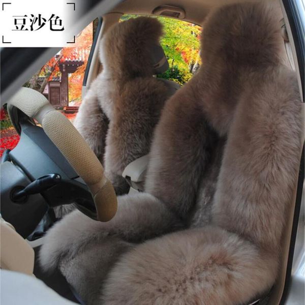 

car seat covers 1 set cushion australian wool plush mat winter cover 5 seats