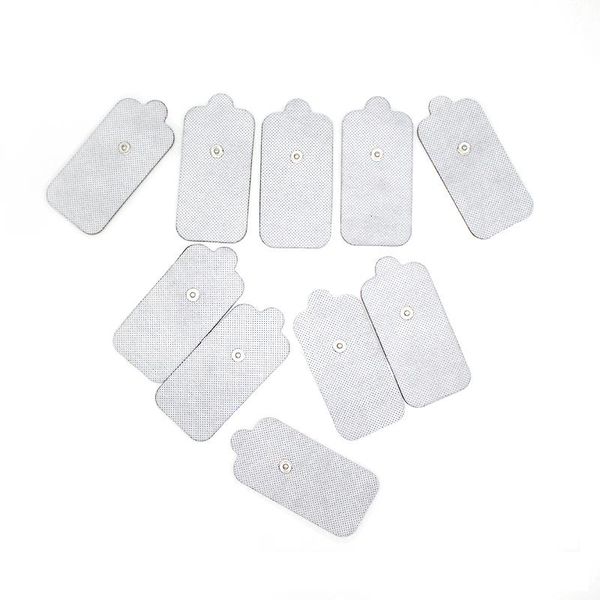 

100pcs 4.7*9cm reusable adhesive extra snap electrode pads tens electrodes sticker patch for / ems digital therapy massager electric massage