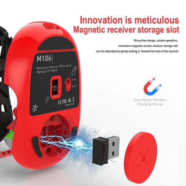 

mice 2.4g mini multifunction bluetooth 5.0 universal portable rechargeable for lappractical home office wireless mouse cordless