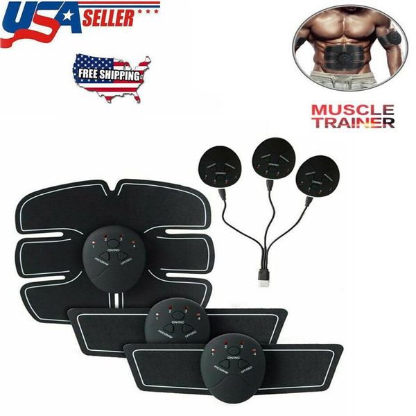 

in 1 usb rechargable fitness abdominal muscle trainer abs stimulator toner uk applicable to abdomen waist arm and thigh accessories
