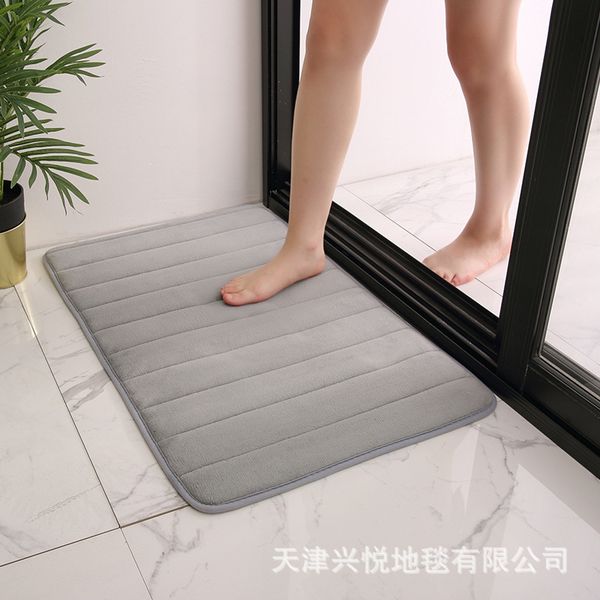 

thickened bathroom floor mat multi-color optional door foot porch beoom non slip mat carpet