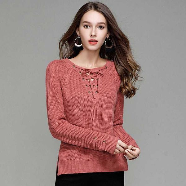 

women's sweaters casual mode crew neck wife sweater winter knitting pullovers long sleeve solid knitted female jacket h325 120p, White;black