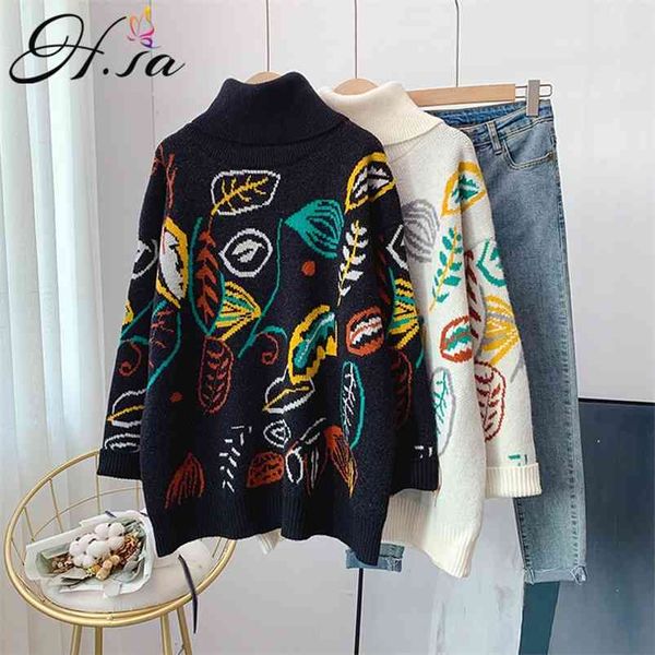 

korean sweater and jumpers winter black turtleneck pullover sweaters tunic casual knit graffiti knitwear 210430, White;black