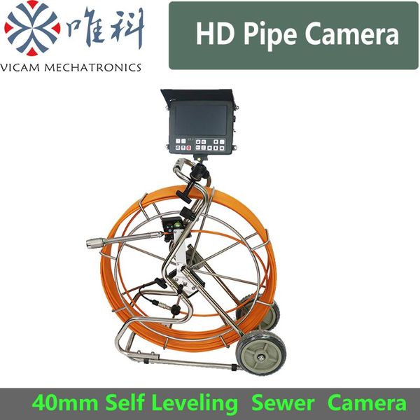 

cameras vicam 40mm ahd self leveling camera with 512hz transmitter waterproof sewer line video inspection dvr function