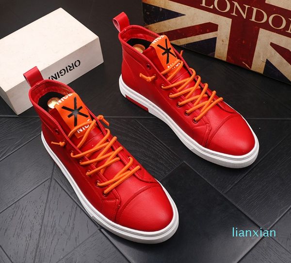 

men's new high-platform shoes board shoes, korean version trend sports casual shoes, men's luxury driving shoes, Black