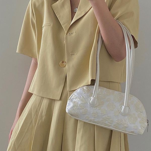 

shoulder bags women's canvas underarm bag fashion designer ladies long handle female lace handbags clutch purses small daily tote
