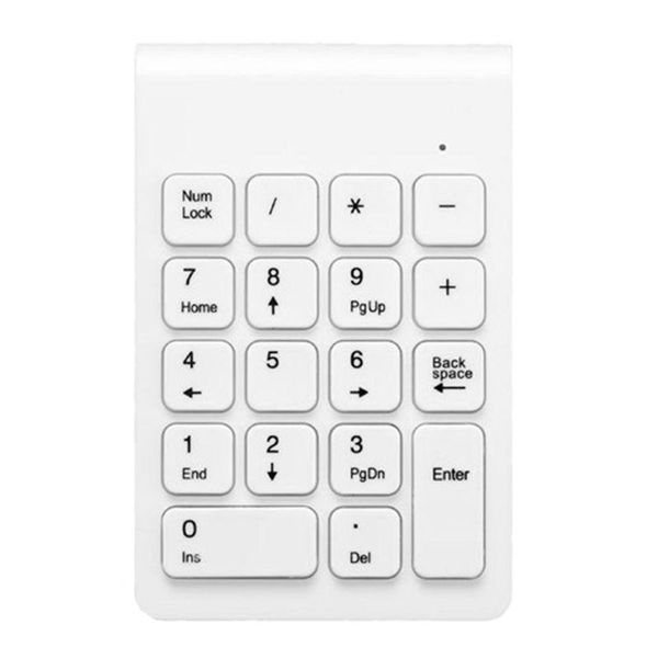 

2.4ghz wireless numeric keypad 18 keys digital keyboard for accounting teller lapnotebook tablets keyboards