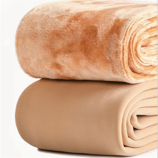 

silk stockings flh colored plush thickened autumn and winter pantyhose women's leggings coke warm socks, Black;white