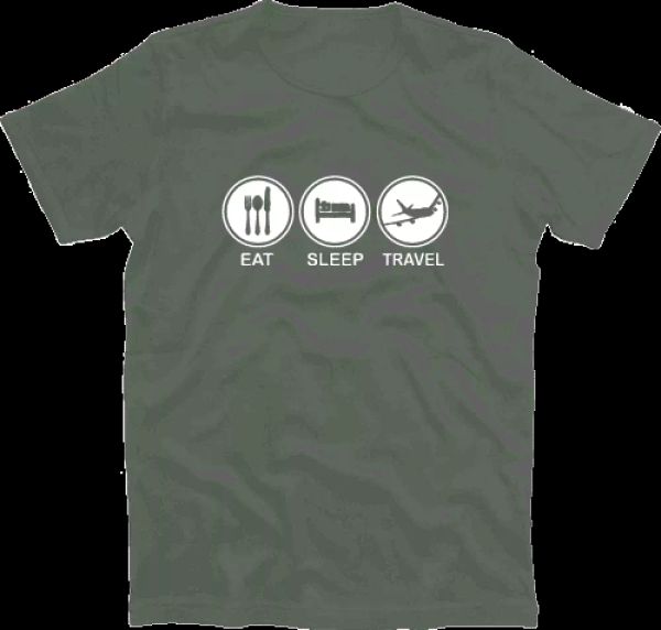 

eat sleep travel airplane vacation fly travel trip t-shirt s-xxxl, White;black