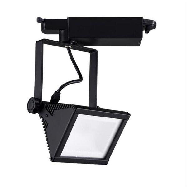 

led track light cob 20w 30w clothing store square lights spot ac85-265v for rail