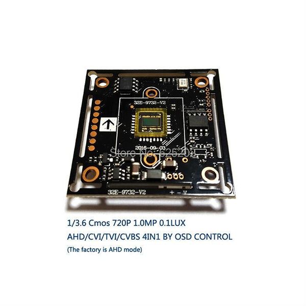 

ahd/cvi/tvi/cvbs 4 in 1 1/3.6 cmos module 720p 1.0mp v20e+ov9732 ip cameras