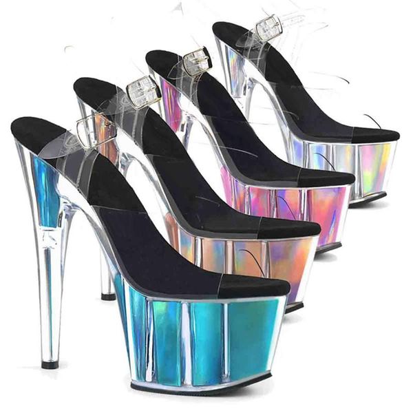 

sandals women colorful shoes plus size summer ladies pumps platforms 20cm high heels wedding party dance, Black