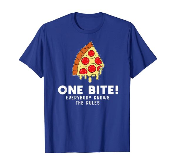 

One Bite Everybody Knows The Rule Cool Pizza Shirt, Mainly pictures