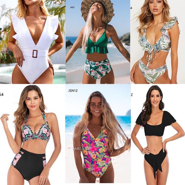 

2021 Women' Swimwear sexy two pieces Triangle Swimsuit lady Padded bra Bikini, A62