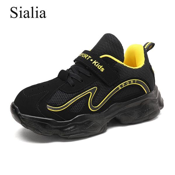 

sneakers sialia summer children casual shoes for kids boys girls breathable mesh sport tenis infantil menino, Black;red