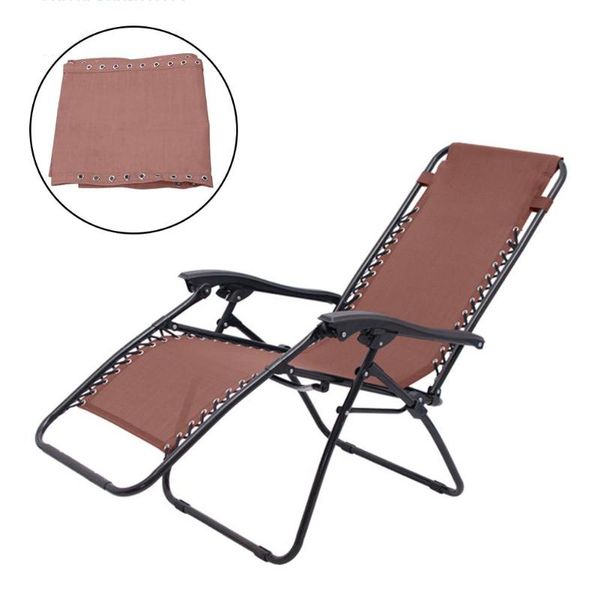 

recliner cloth breathable chair lounger replacement fabric cover cushion raised bed for beach fit folding sling cushion/decorative pillow