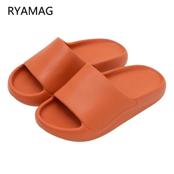 

women's household sandals soft stepping couples bottom mute men indoor bathing and outdoor slippers wear, Black