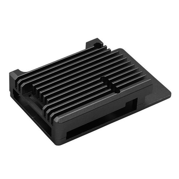

aluminum case for raspberry pi 4b auto cooling metal with heatsink thermal adhesive 4 model b fans & coolings