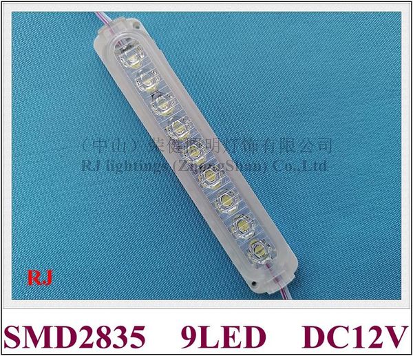 

module light dc12v/dc24v 1.8w 240lm smd2835 9ed 140mm*25mm waterproof ip65 truck long vehicle warning contour led modules