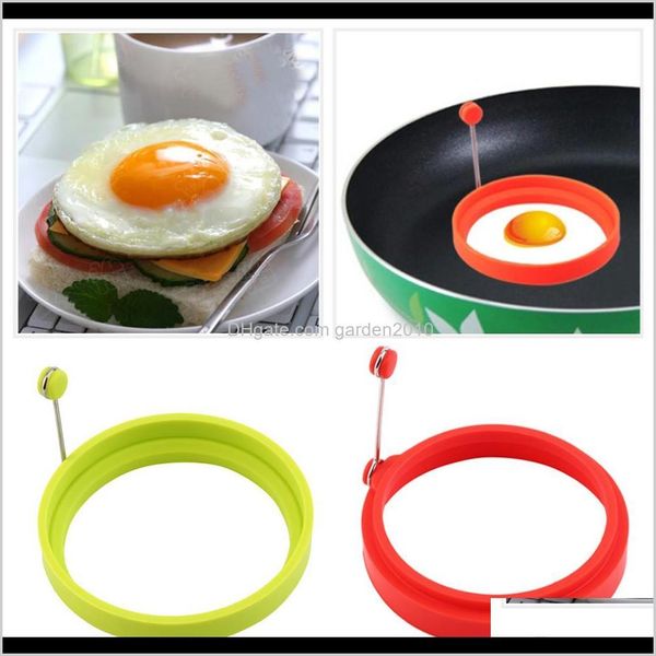 Ferramentas Sile Fried ovo panqueca Ring redondo omelete molde para cozinhar caf￩