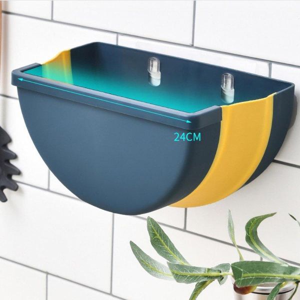 

waste bins kitchen cabinet door hanging trash can wall mounted car bathroom garbage storage trashcan folding bin 3 colors