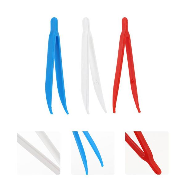 

eyebrow tools & stencils 100pcs disposable tweezers beads craft for diy