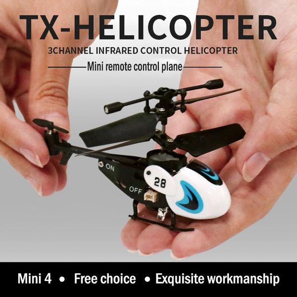 

drones 3.5-channel color mini remote control helicopter anti-collision and drop-resistant drone children's toy