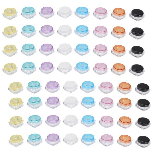 

storage bottles & jars 54pcs flat bottom cream bottle cosmetics sample empty