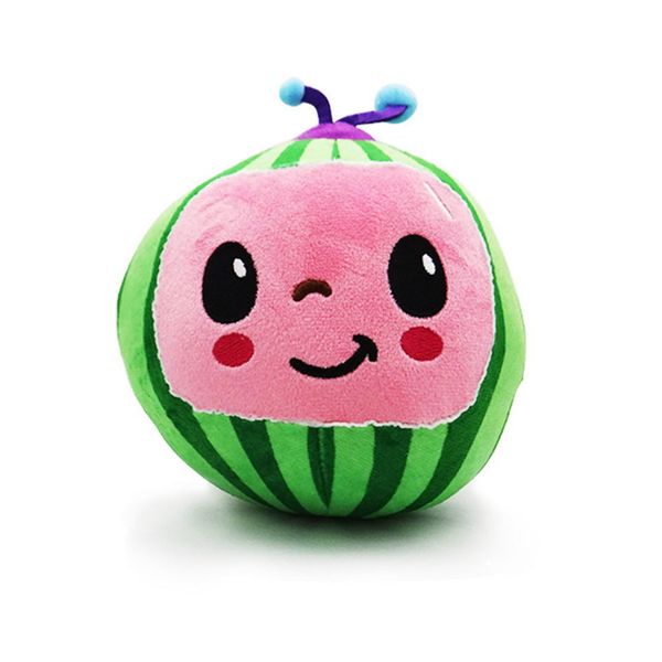 

15-33cm cocomelon jj famliy plush toys soft fruit sidster borther mum dad stuffed dolls educational toy christmas gifts for kids
