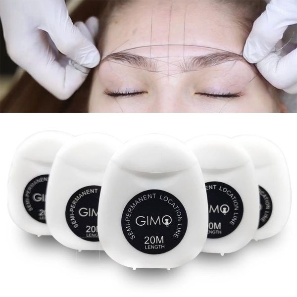 

microblading mapping string pre-inked eyebrow marker thread tattoo brows point 20m pre inked pmu for mapping1
