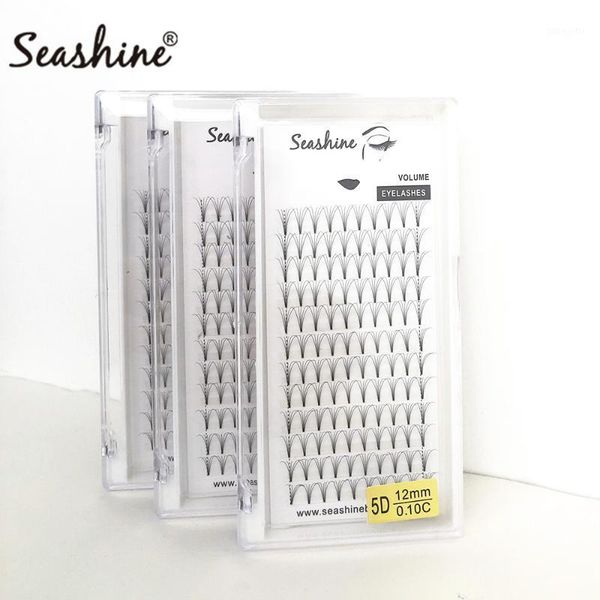 

seashine individual lashes 100% hand made 3d-6d premade fans short stem russia volume mink eyelashes extension supplies1