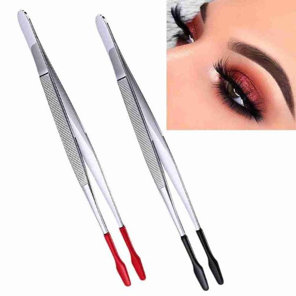 

eyebrow tools & stencils anti-static straight eyelash extension tweezers industrial precision curved lash makeup tool