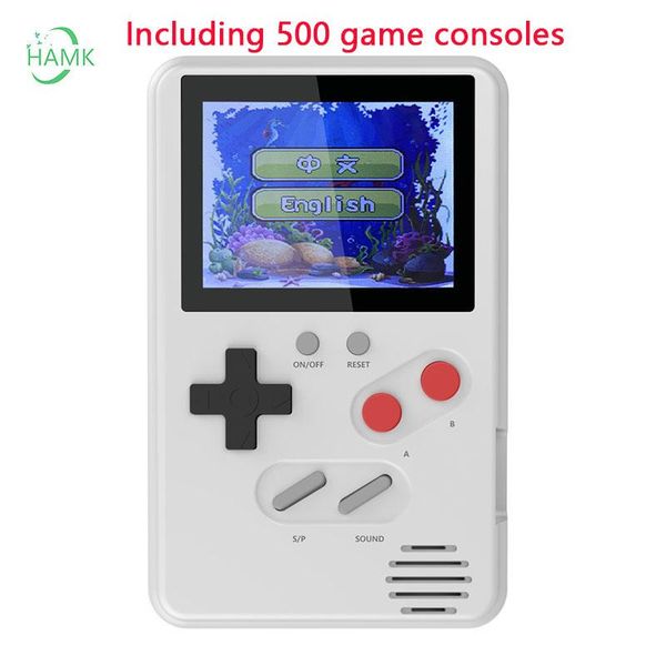 

portable game players mini retro manual classic console, 8-bit 3.0-inch, children's color lcd, console is suitable for childr