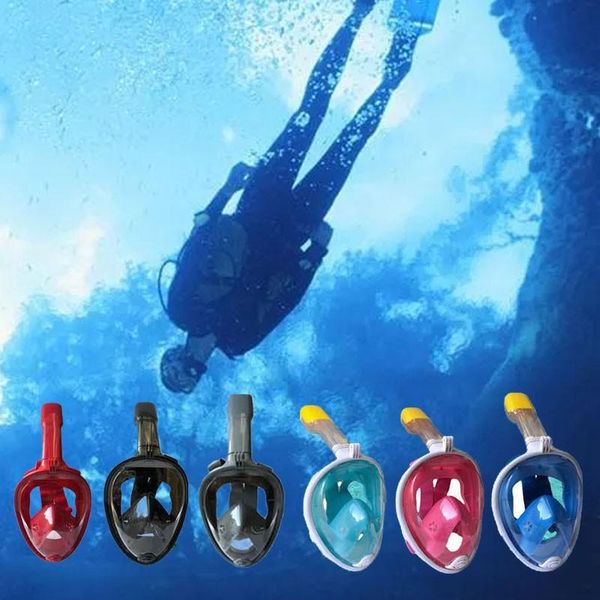 

summer snorkeling face cover silicone full dry diving suit swimming for masks