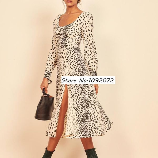 

casual dresses ref cheetah print alessi dress with a side slit, Black;gray