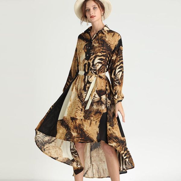 

casual dresses thin spring autumn long sleeve asymmetrical dress female loose plus size slim t7823, Black;gray