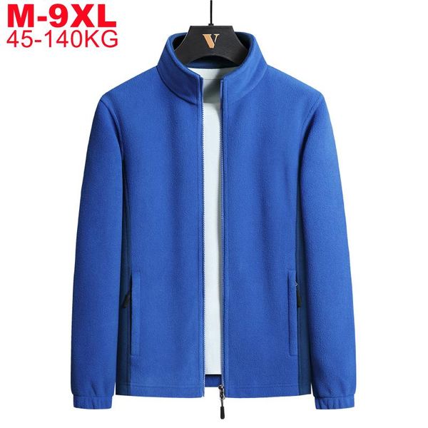

men's jackets big size men softshell 9xl 8xl 7xl 140kg winter autumn fleece jacket coat male warm military coats vintage overcoats, Black;brown